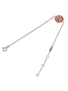 Christian Dior 18K Pink Goldx Diamond Rose Devant Bracelet